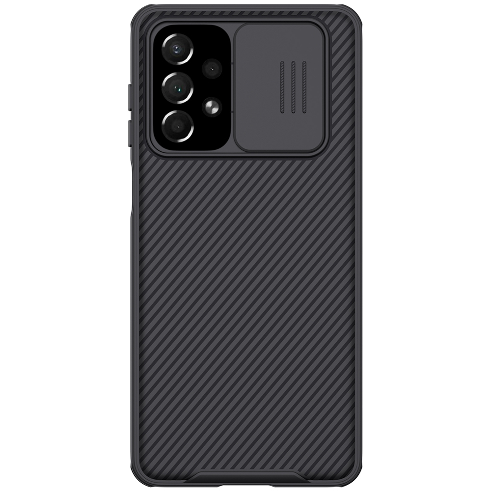Nillkin CamShield Pro Case soomustatud ümbris Kaamera kaitsekate Samsung Galaxy A73 mustale mudelile