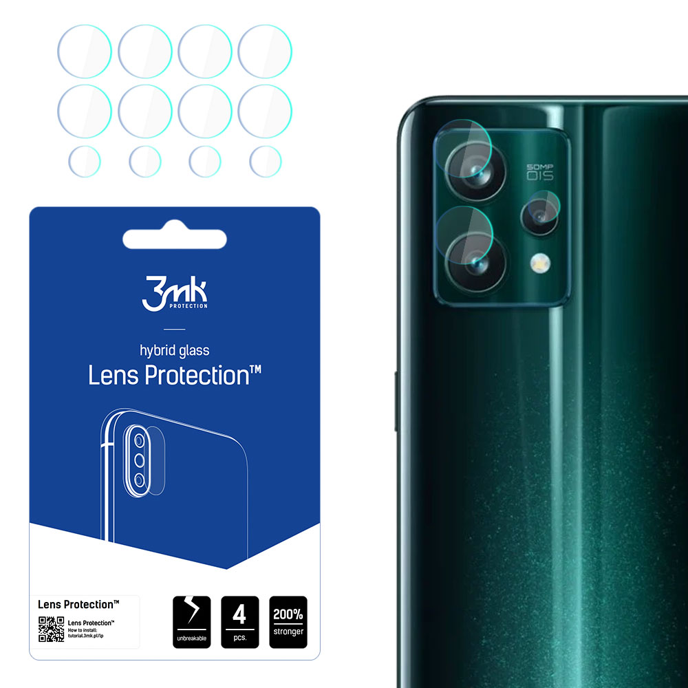3MK Lens Protect Realme 9 Pro + kaamera objektiivi kaitse 4 tk