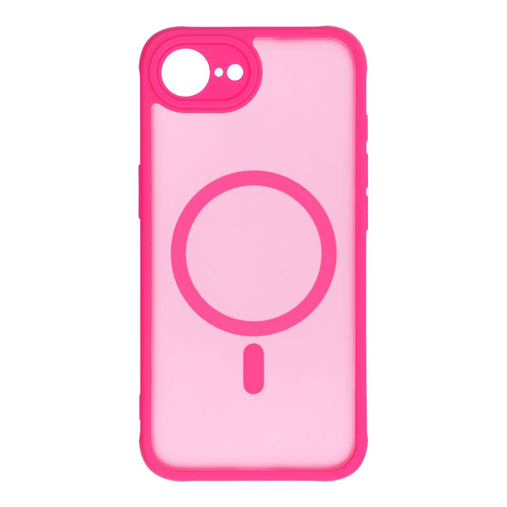 FULL MATTE MAG COVER Ümbris compatible with MagSafe jaoks IPHONE 16E (SE 4 2025) roosa