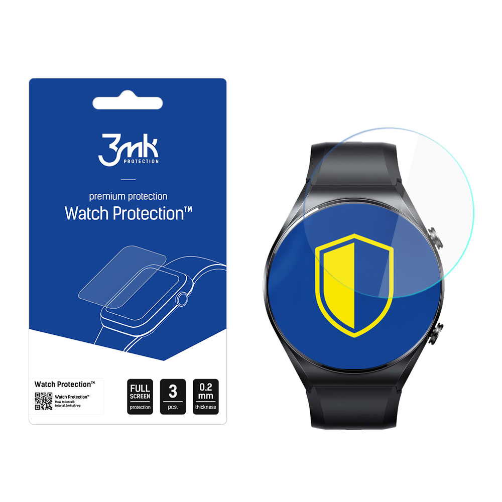 Xiaomi Watch S1 - 3mk Watch Protection™ vs. FlexibleGlass Lite