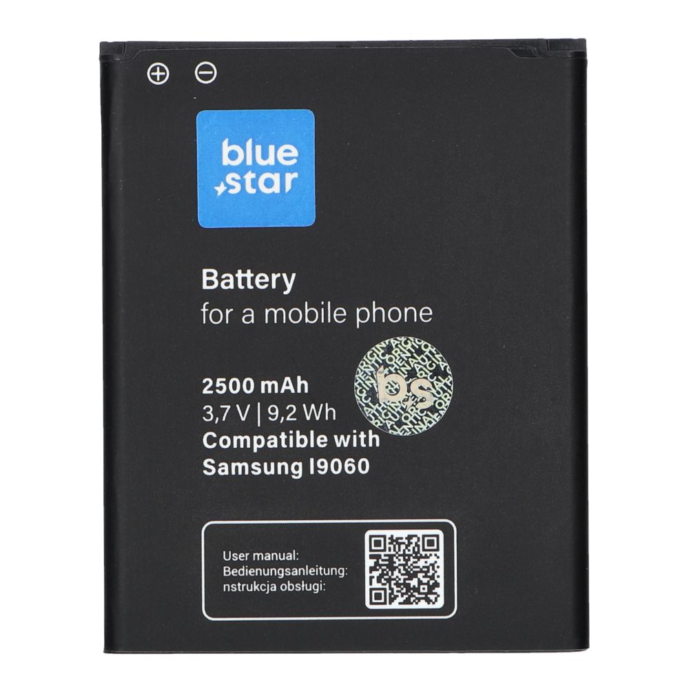 Battery jaoks Samsung Galaxy Grand I9082 / Galaxy Grand Neo I9060 2500 mAh Sinine Star Premium