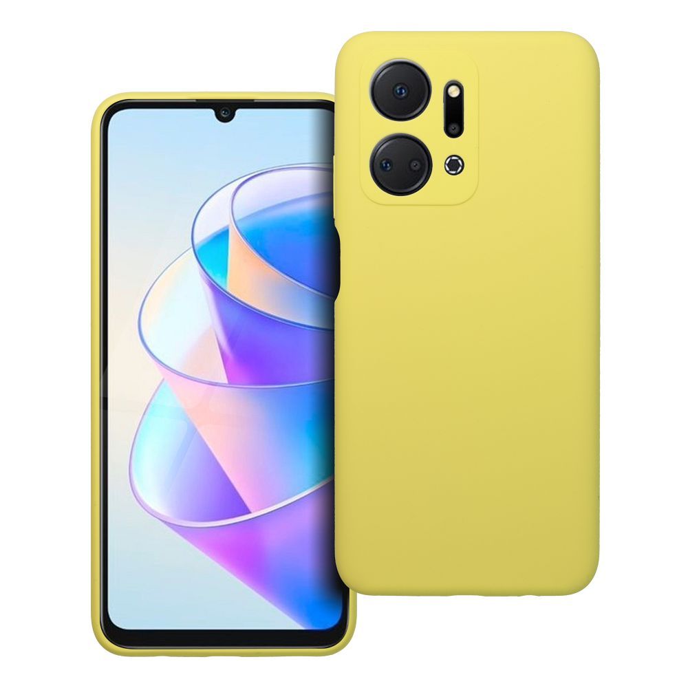 Ümbris Silikoon 2mm jaoks HONOR X7A lemon