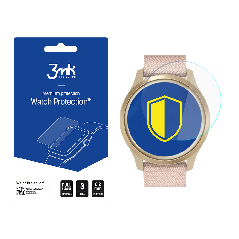 Garmin Vivomove Style 42mm - 3mk Watch Protection™ vs. ARC+