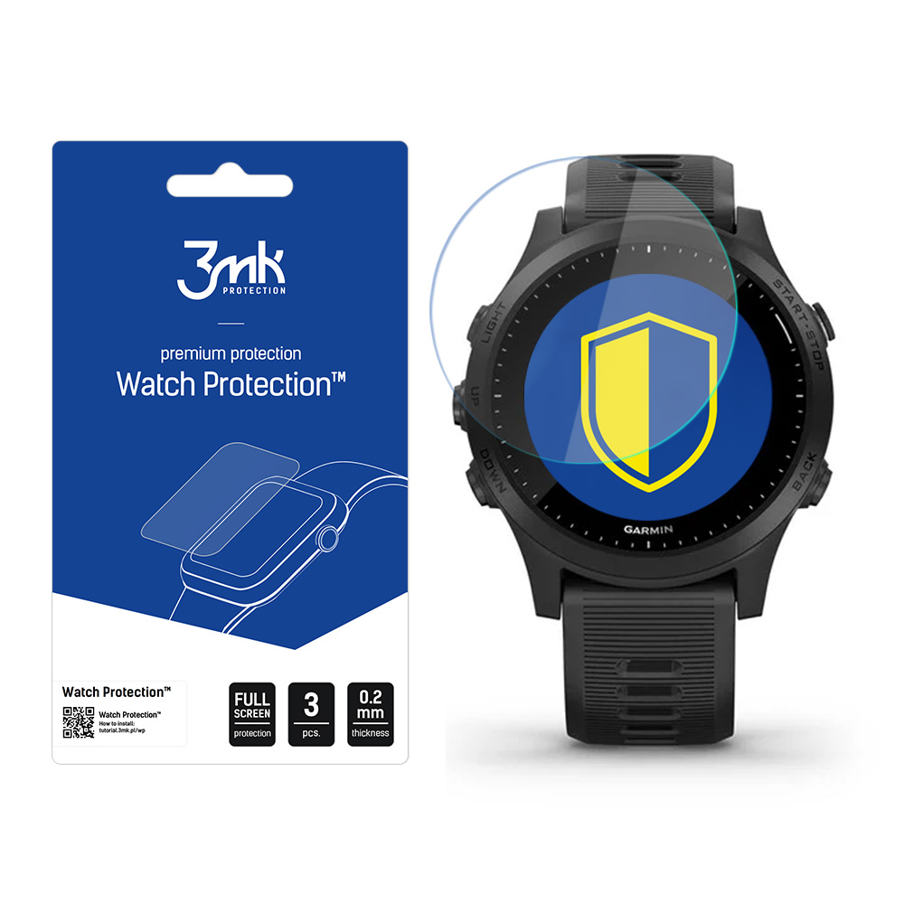 Garmin Forerunner 945 - 3mk Watch Protection™ vs. FlexibleGlass Lite