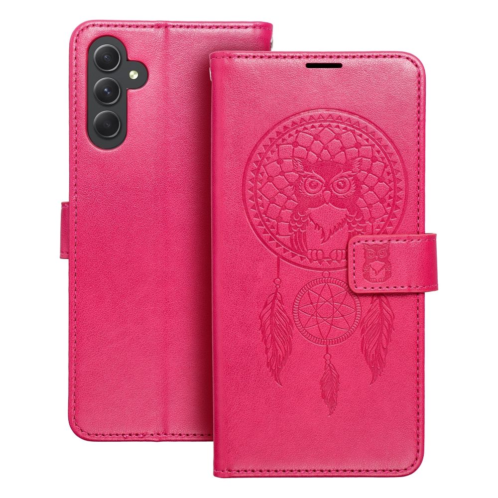 MEZZO Book ümbris jaoks SAMSUNG A14 4G / A14 5G dreamcatcher magenta