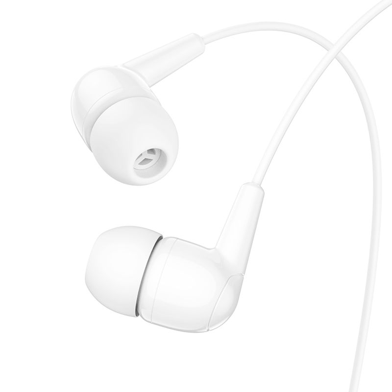 Wire earphones USB C Hoco M97 valge