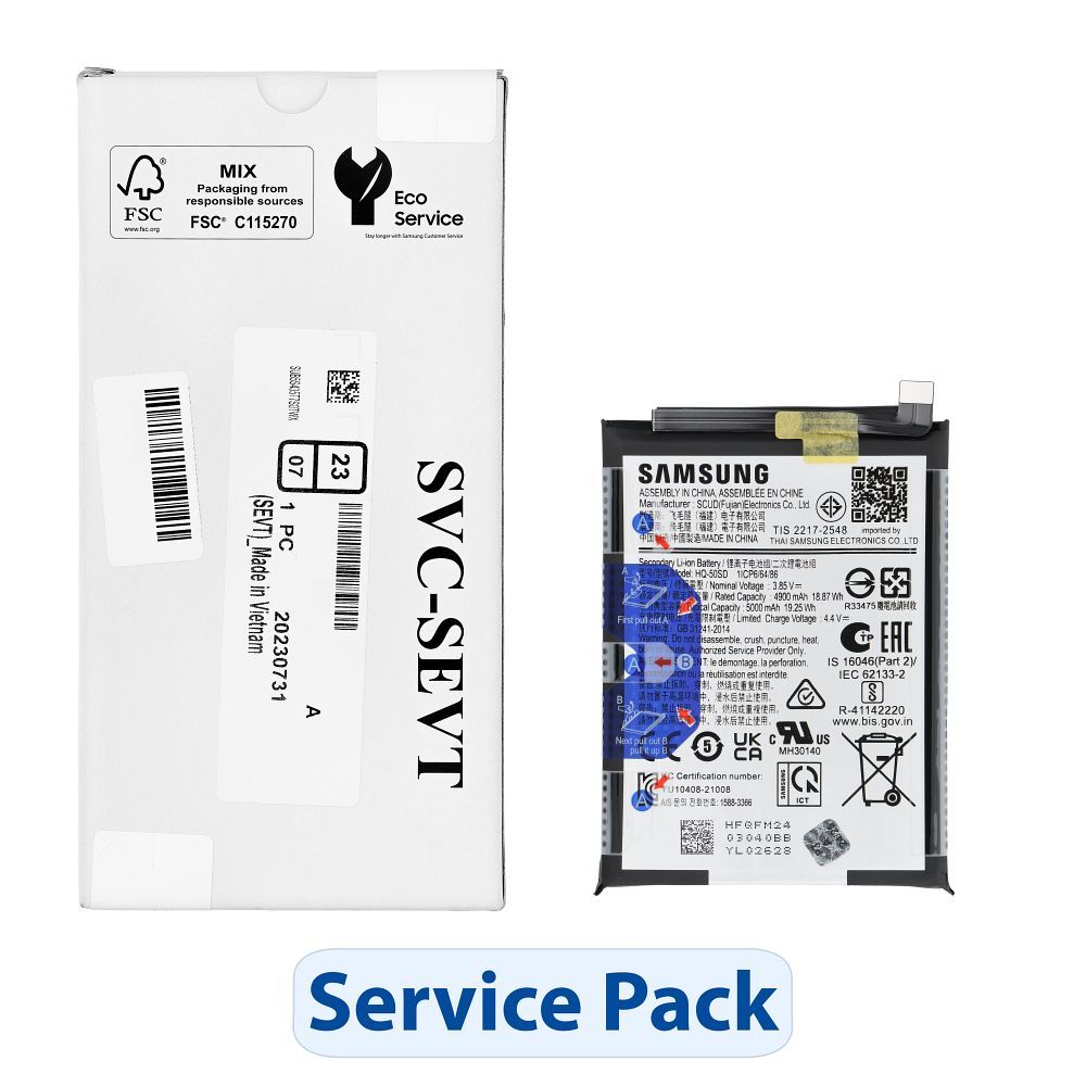 ServicePack Battery HQ-50SD jaoks SAMSUNG A14 4G A145F GH81-23539A
