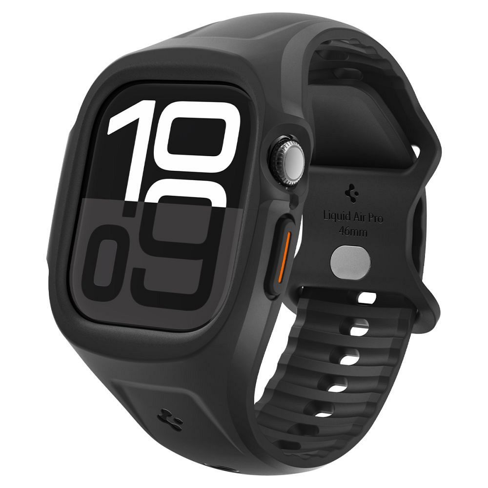 SPIGEN Ümbris LIQUID AIR PRO jaoks APPLE Watch 10 (46 mm) matte must