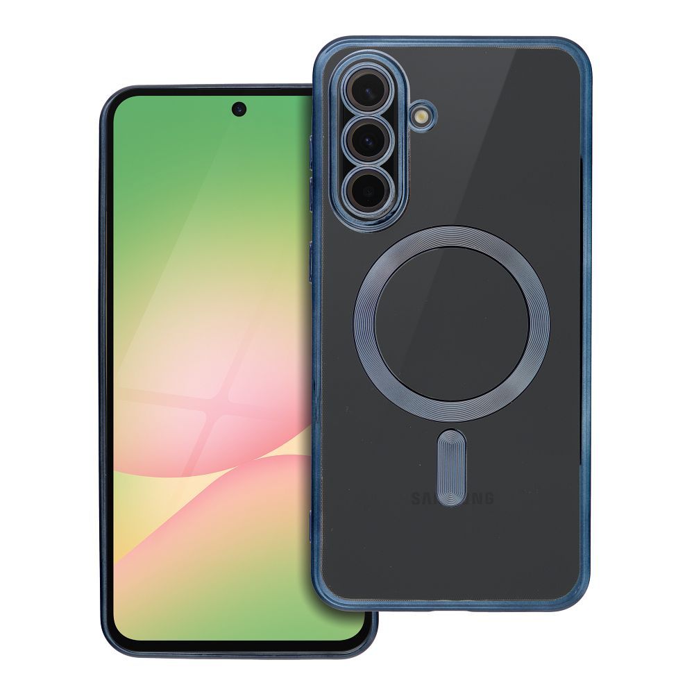 ELECTRO MAG COVER case compatible with MagSafe jaoks SAMSUNG A56 titanium sinine