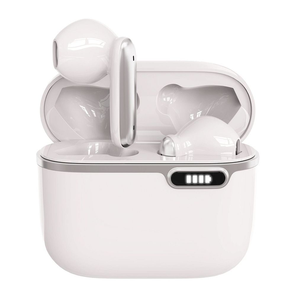 ART juhtmevaba kõrvaklapid bluetooth TWS + dokkimisjaam Type C AP-TW-B4W valge