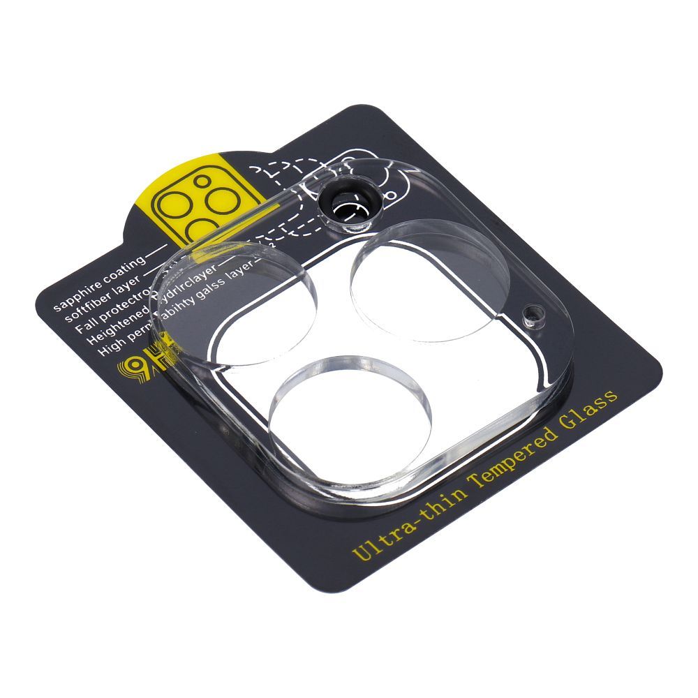 5D Full Glue Camera Karastatud klaas - jaoks iPhone 16 Pro Max läbipaistev