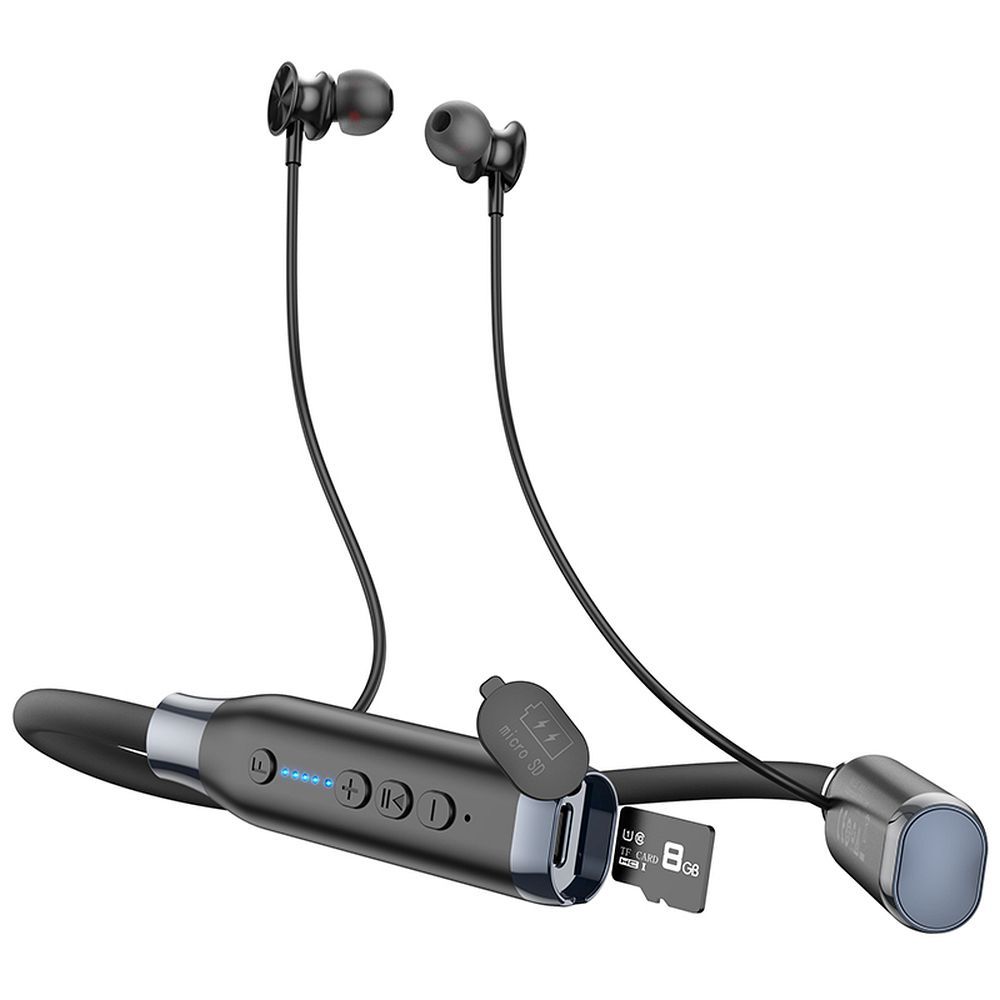 HOCO juhtmevaba kõrvaklapid bluetooth neck-hang ES62 must