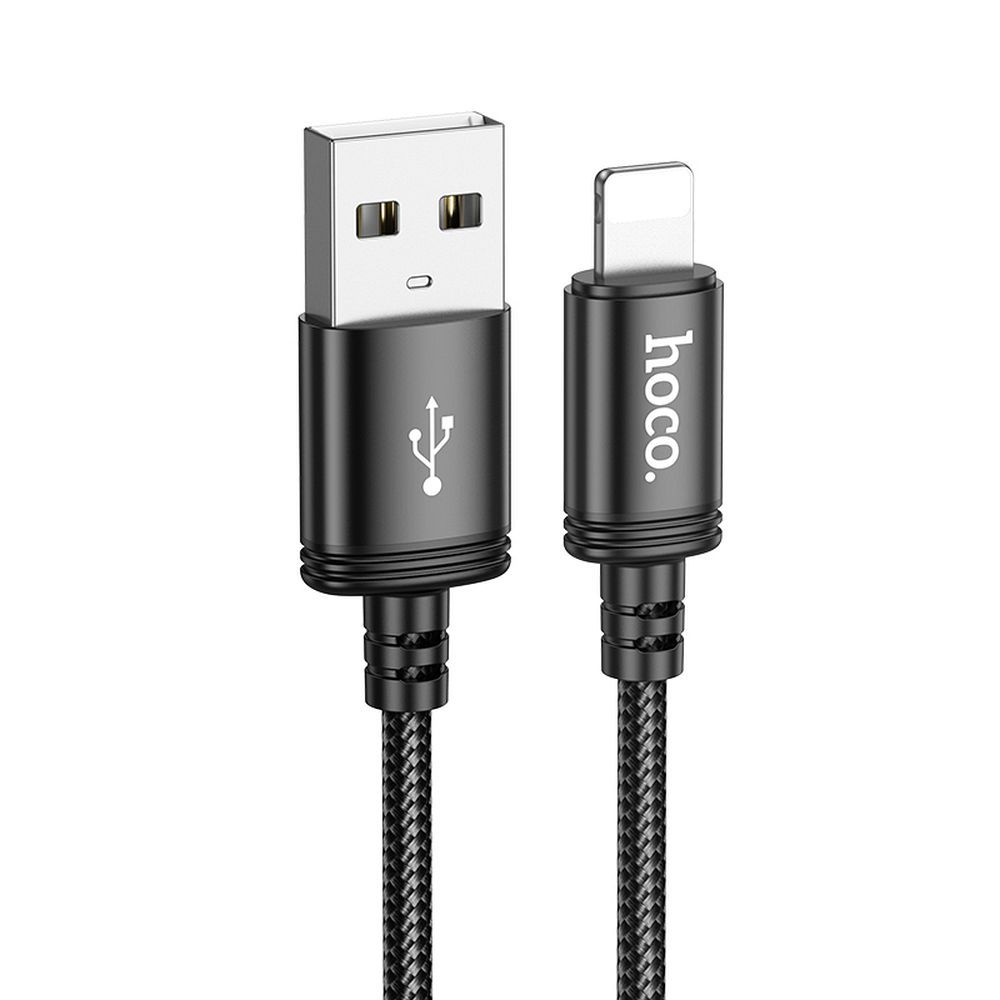 Kaabel USB A to Lightning Hoco 2,4A 2 m X89 must