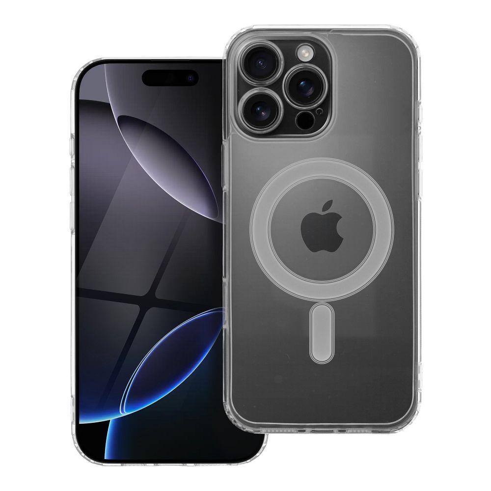CLEAR MAG ÜMBRIS with camera protection compatible with MagSafe jaoks IPHONE 16 Pro Max läbipaistev