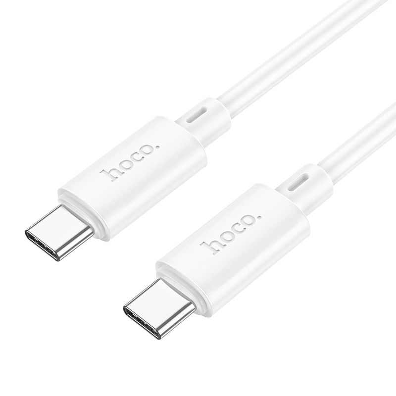 Kaabel USB C to USB C Hoco 3A 60W 2 m X88 valge