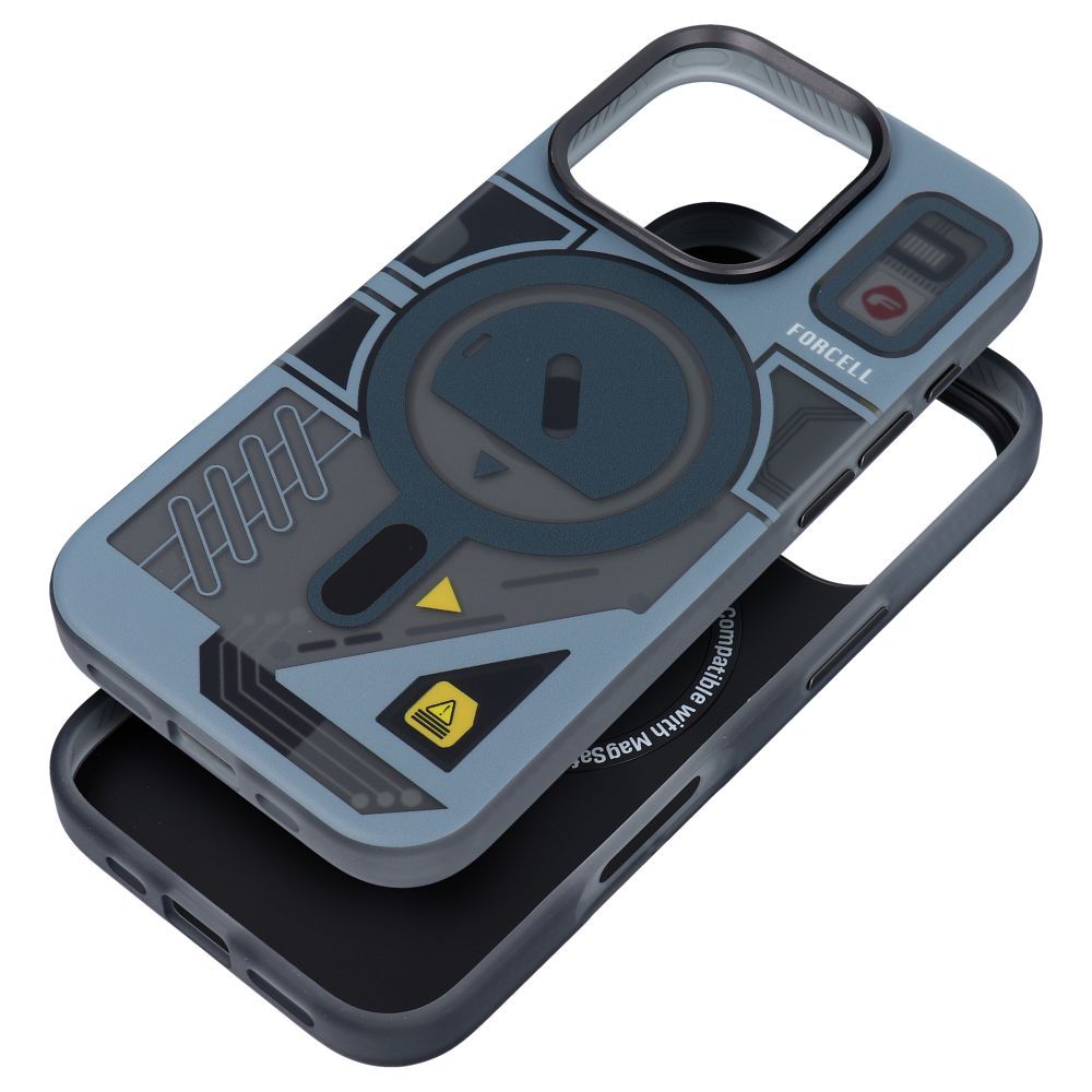 Ümbris jaoks iPhone 16 PRO MAX Forcell F-Protect Levels Dual Layer 4D technology compatible with Magsafe Military Drop-Test cyber hall