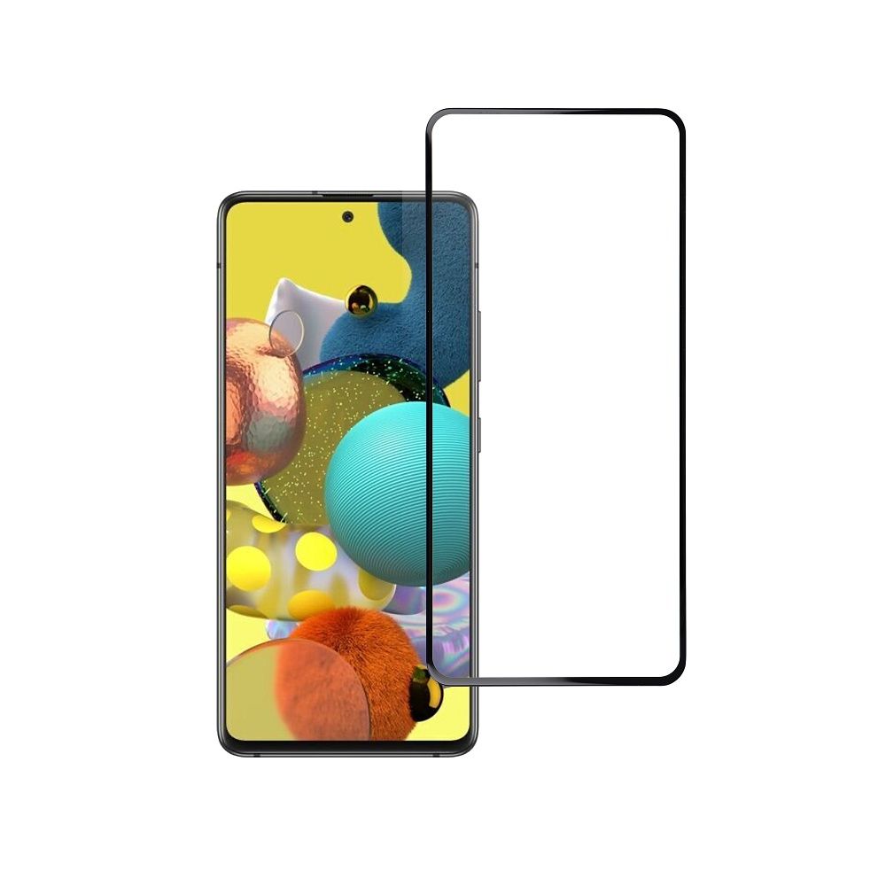 Karastatud klaas to Samsung Galaxy A51 (full glue / Ümbris friendly) sinine Star 5D must