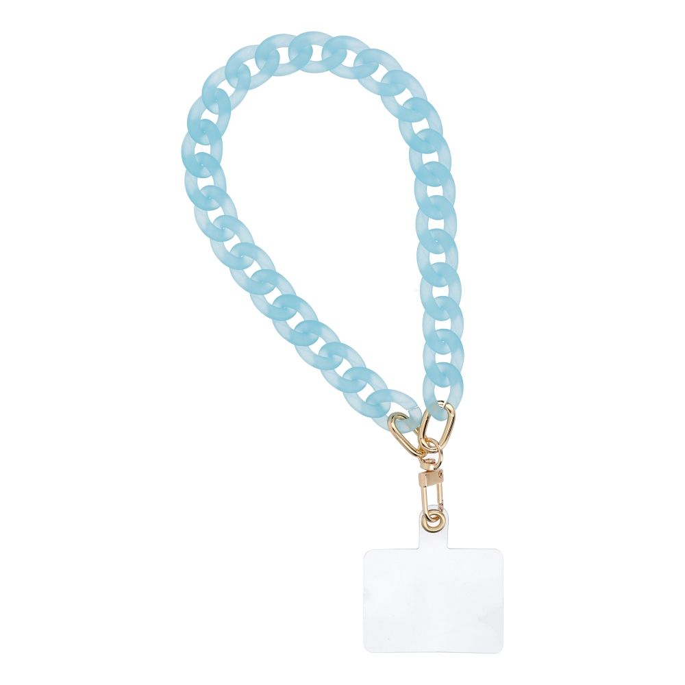 PANAMA Phone lanyard, Phone pendant / cord length 40cm (20cm in the loop) / on wrist - sinine