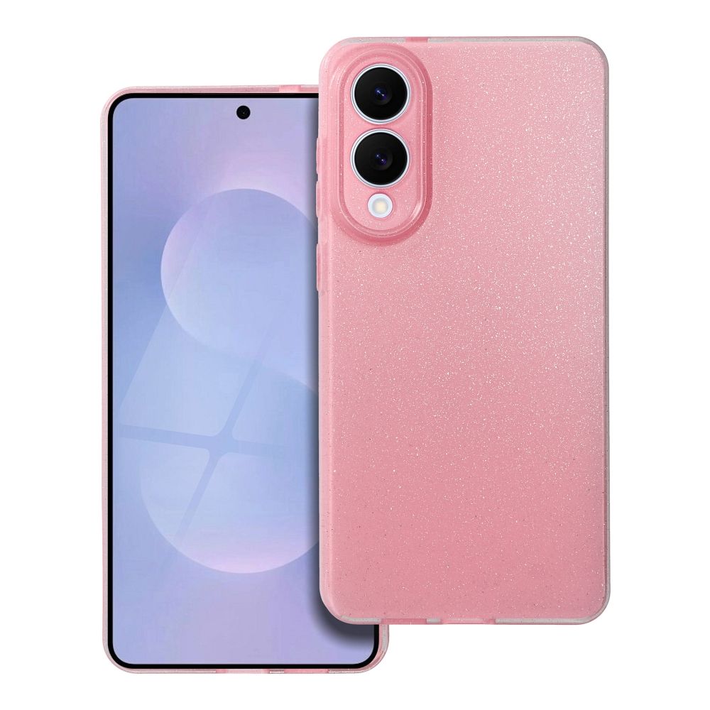 Ümbris jaoks Samsung S25 Edge Clear Ümbris 2 mm Blink roosa