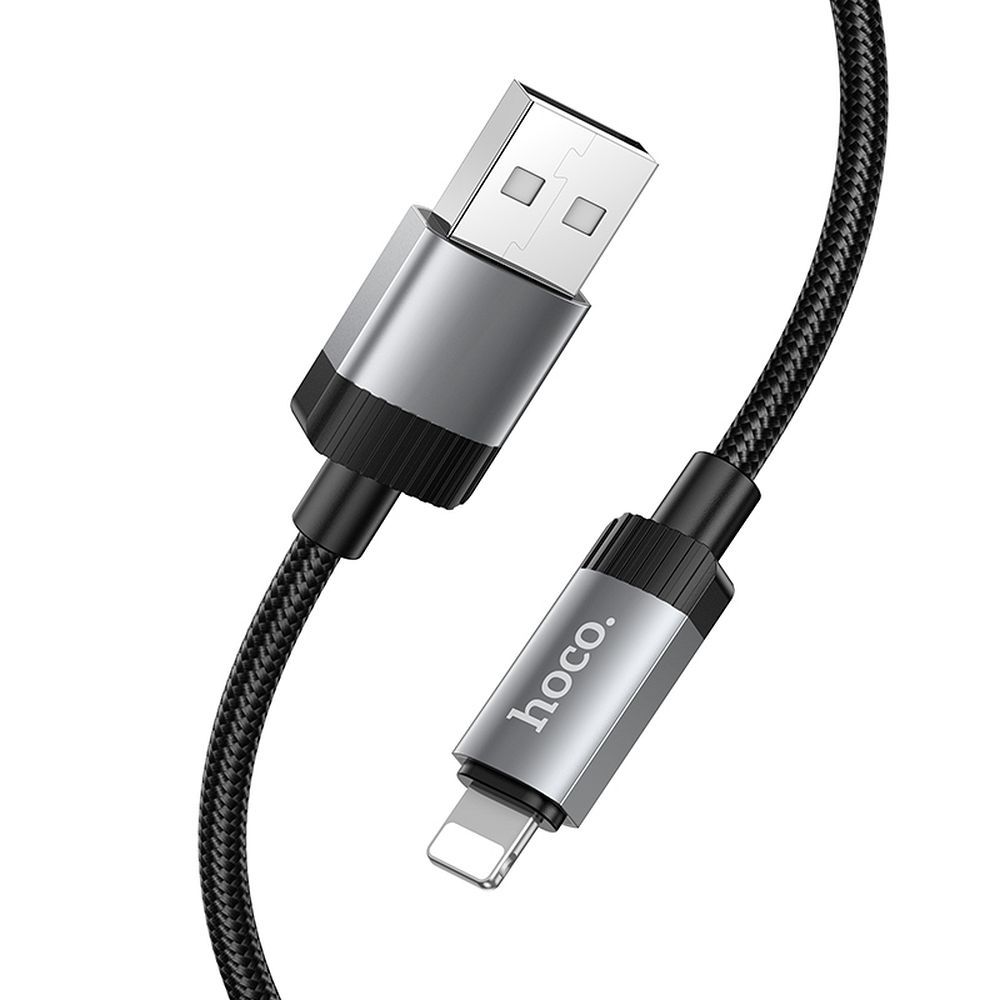 Kaabel USB A to Lightning Hoco 2,4A 1 m X117 must