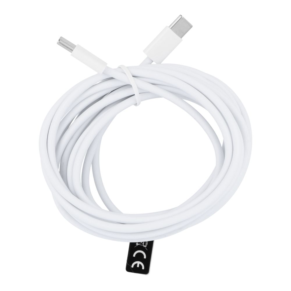 Kaabel Type C to Type C PD QC3.0 3A 30W HD26 BOX 3 m valge