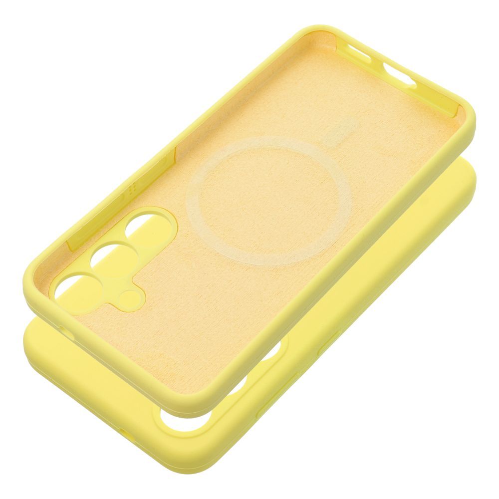 Ümbris SILICONE 2mm jaoks HONOR 400 SMART compatible koos MagSafe lemon