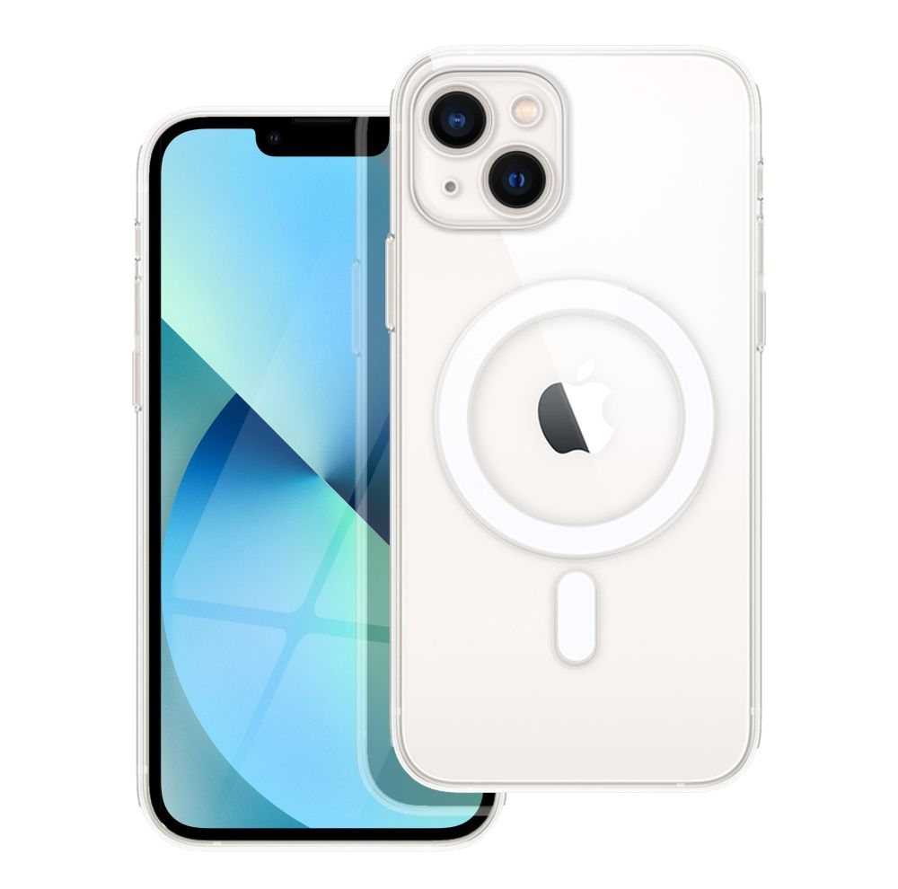 CLEAR MAG ÜMBRIS with camera protection compatible with MagSafe jaoks IPHONE 13 läbipaistev