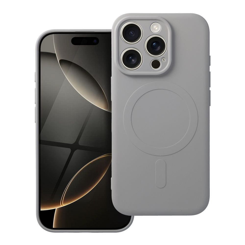 SILICONE MAG ÜMBRIS compatible with MagSafe jaoks IPHONE 16 Pro titanium