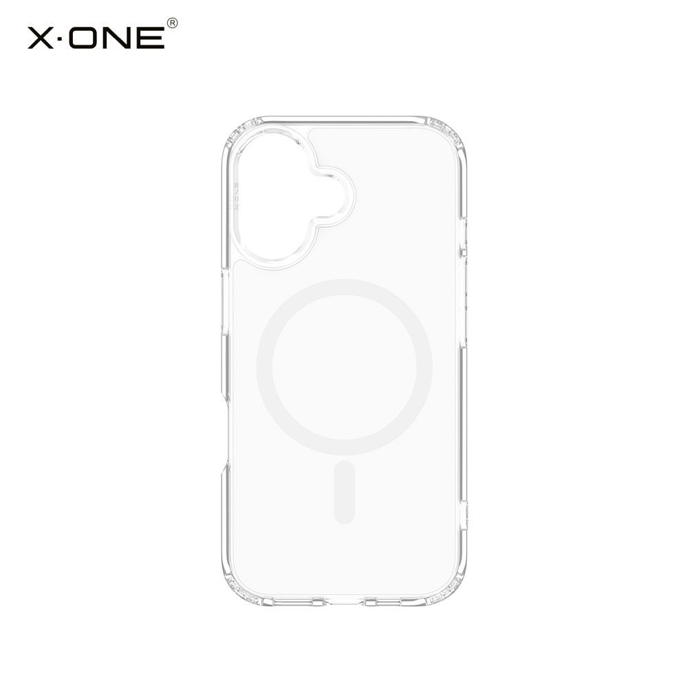X-ONE Endura Clear Ümbris (MagSafe compatible) - jaoks Apple iPhone 16 Plus läbipaistev