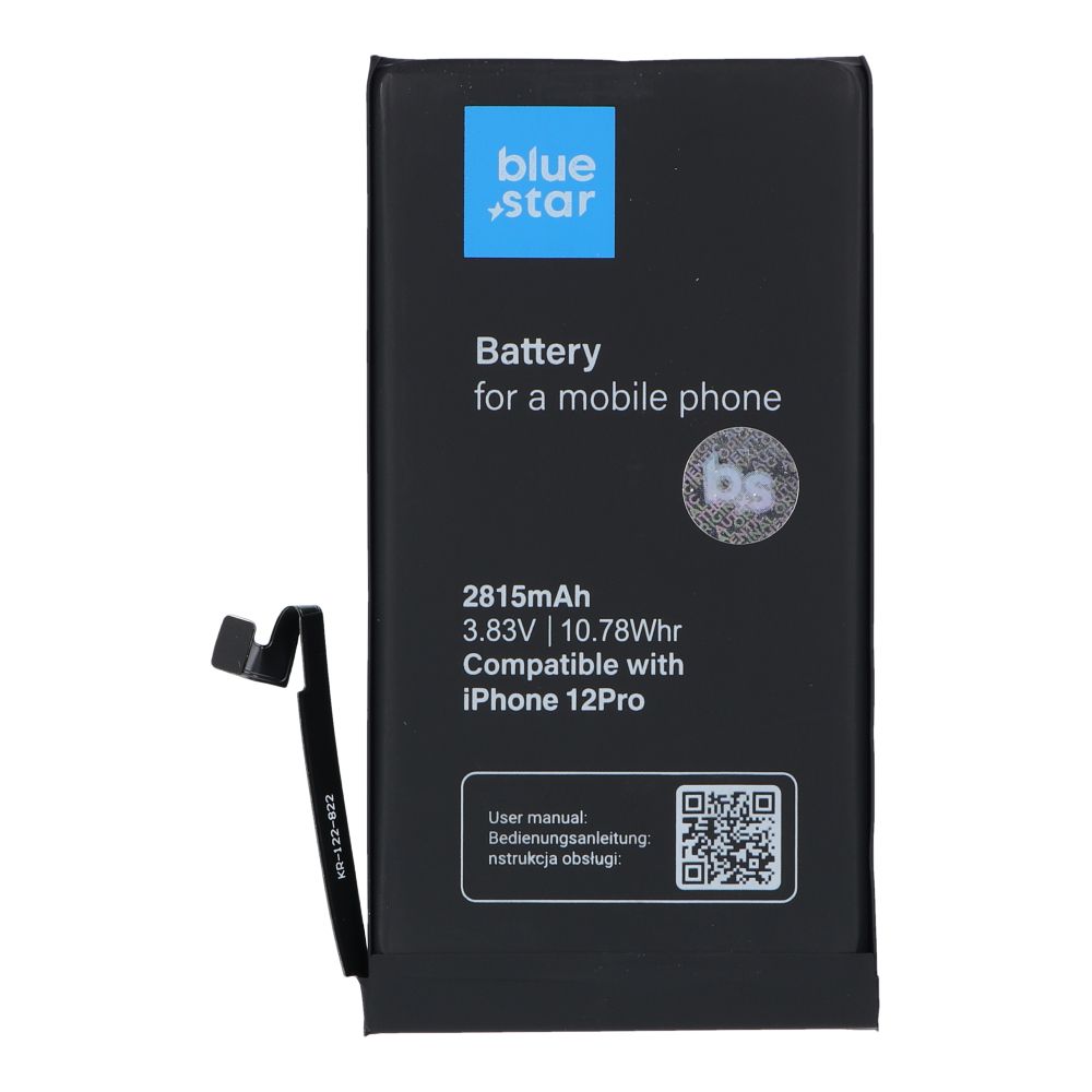 Battery jaoks iPhone 12 / 12 PRO 2815 mAh Sinine Star HQ