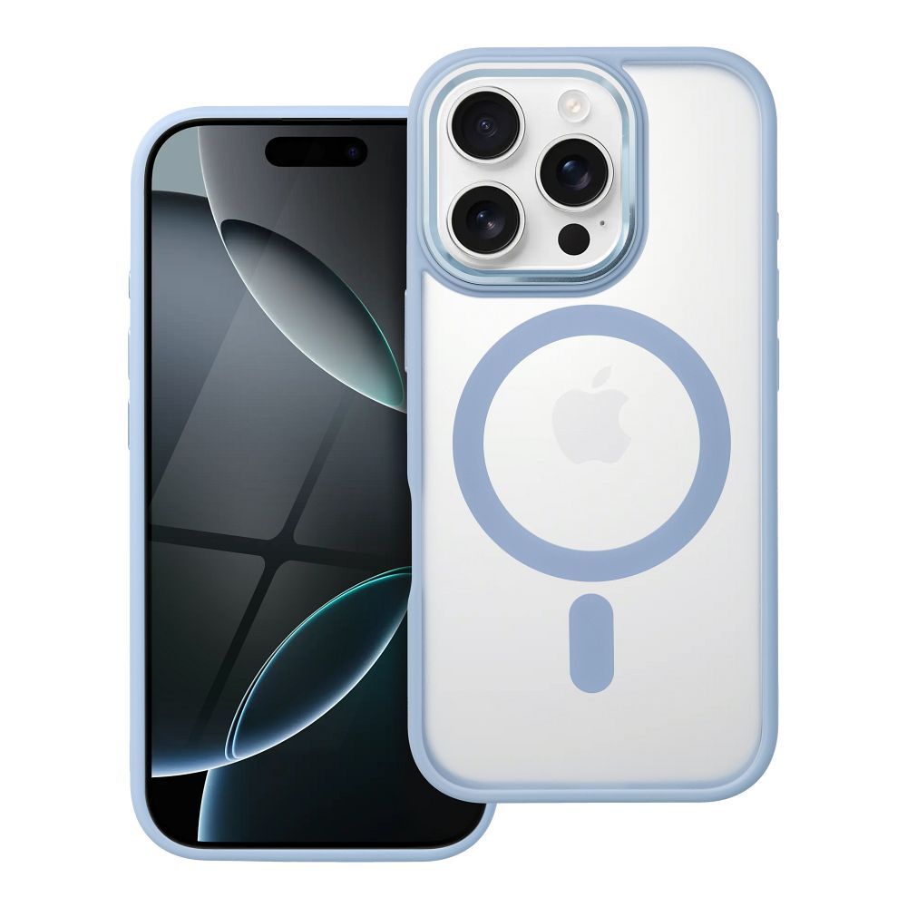 MATTE MAG COVER Ümbris compatible with MagSafe jaoks IPHONE 16 Pro sinine