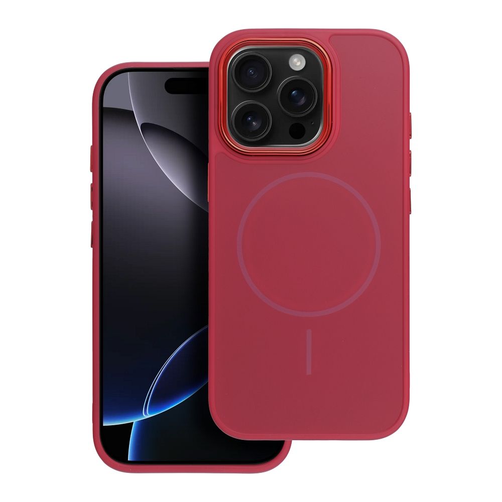 FRAME MAG COVER Ümbris compatible koos MagSafe jaoks IPHONE 15 PRO magenta