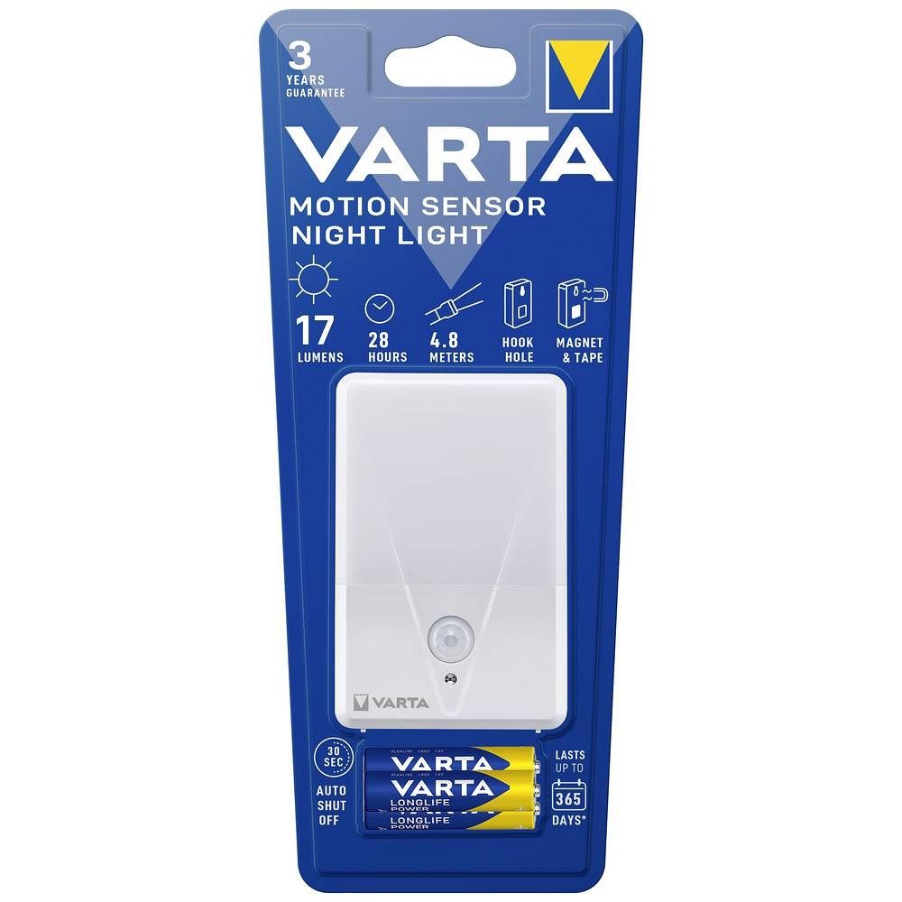 VARTA motion sensor night lamp 16624 + 3 x bateries R3 (AAA)