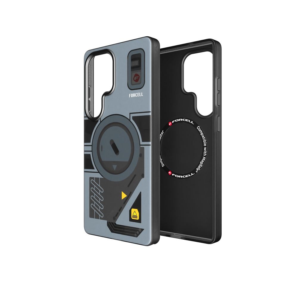 Ümbris jaoks Samsung S25 Forcell F-Protect Levels Dual Layer 4D technology compatible with Magsafe Military Drop-Test cyber hall