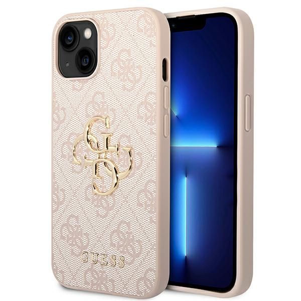 GUESS ümbris jaoks IPHONE 13 / 14 / 15 GUHCP14S4GMGPI (4G Big Metal Logo) roosa