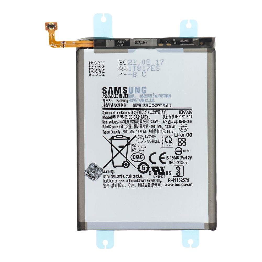 ServicePack Battery EB-BA217ABY jaoks SAMSUNG A13/A04s/A13/A13 5G/A127 GH82-22989A