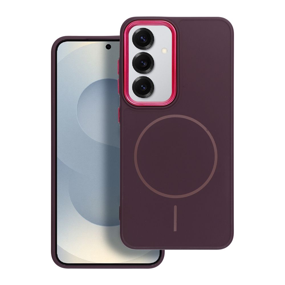 FRAME MAG COVER чехол совместимый с MagSafe SAMSUNG S26 Plus фиолетовый