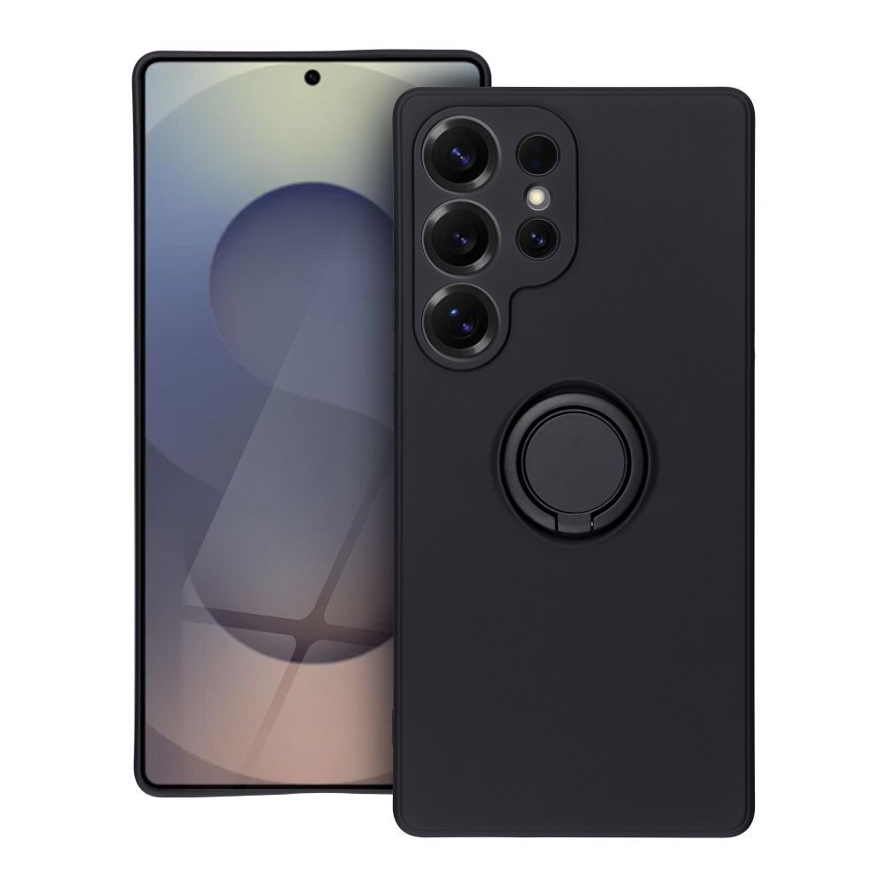 SILICONE RING ümbris jaoks SAMSUNG S25 Ultra must