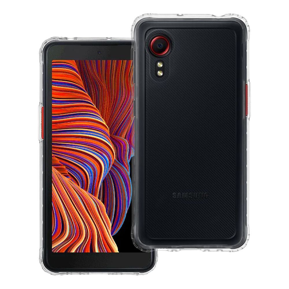 SUPER CLEAR HYBRID ümbris jaoks SAMSUNG XCOVER 5 läbipaistev