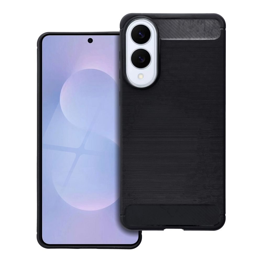 Ümbris jaoks Samsung S25 Edge Carbon must