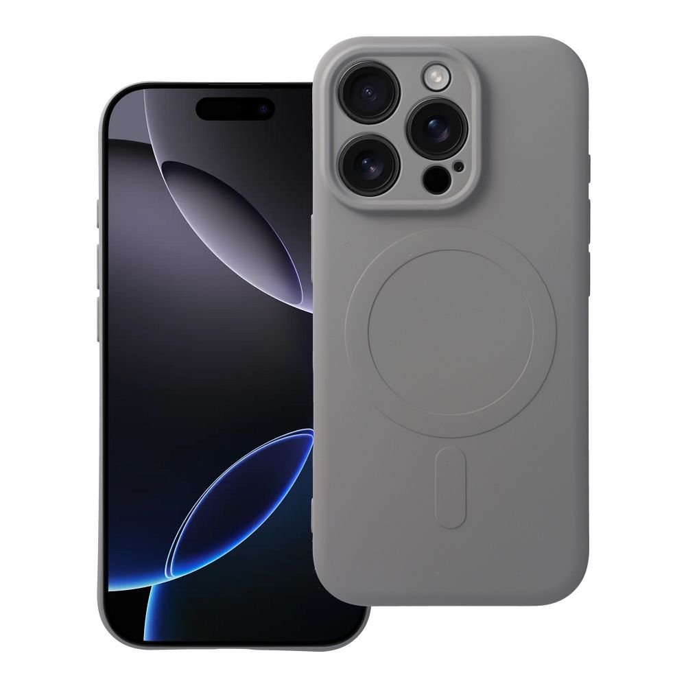 SILICONE MAG ÜMBRIS compatible with MagSafe jaoks IPHONE 16 Pro titanium hall