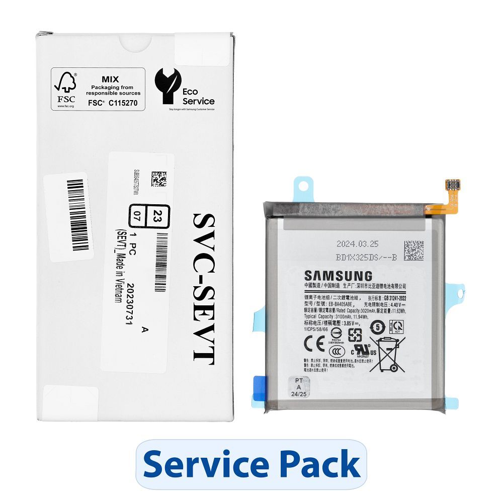 ServicePack Battery EB-BA405ABE jaoks SAMSUNG A40 A405