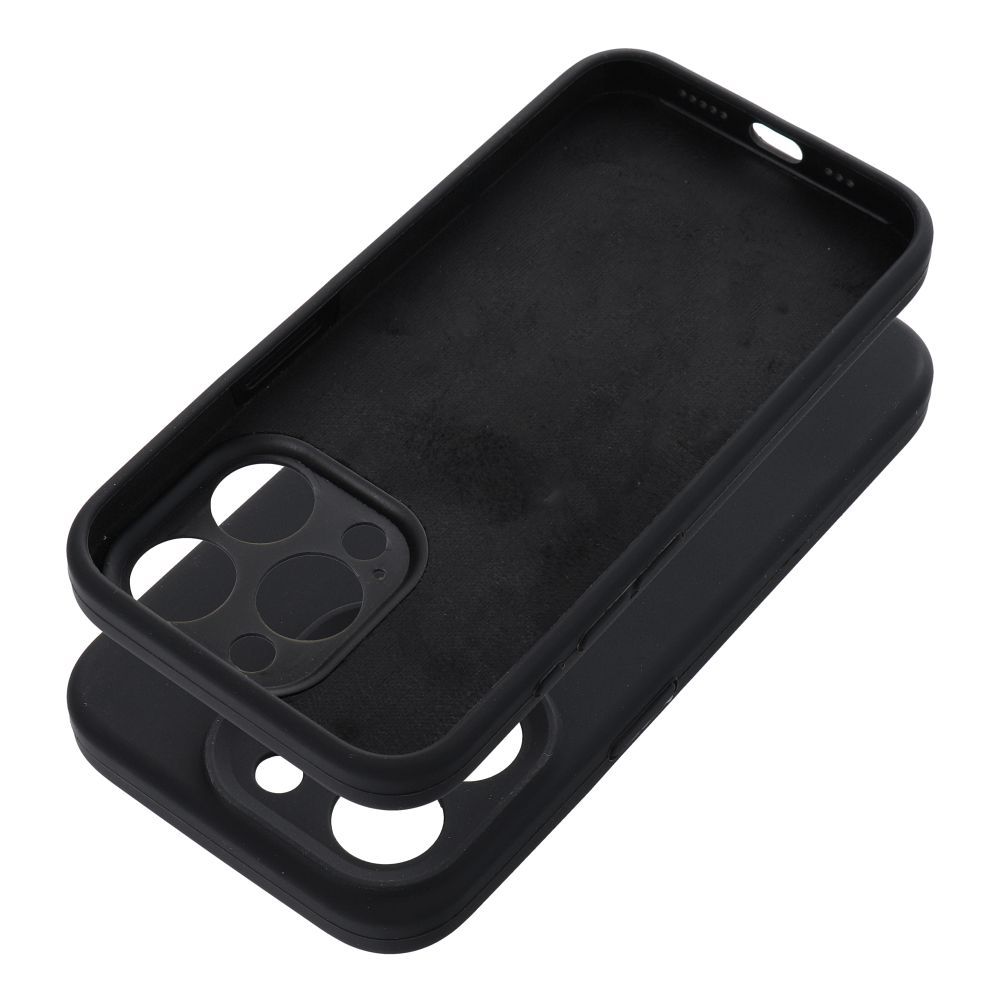 Ümbris Silikoon 2mm jaoks IPHONE 15 Pro must