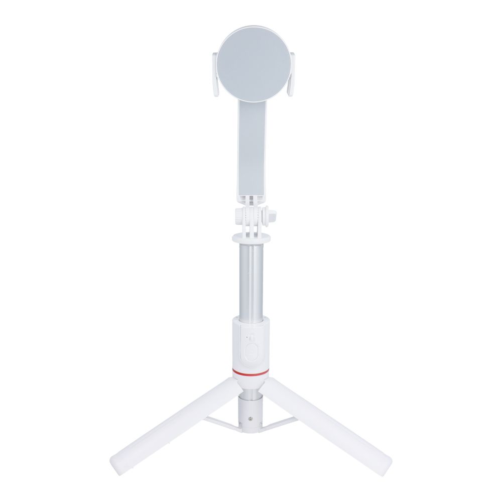 Selfie stick with Juhtmevaba remote control tripod compatible with MagSafe SSTR-C09 valge