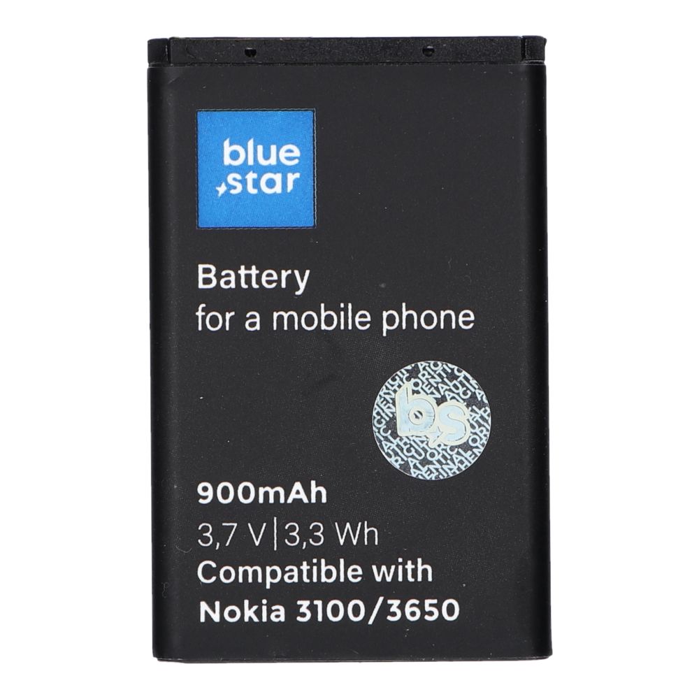 Aku jaoks Nokia 3100 / 3650 / 6230 / 3110 Classic 900 mAh Sinine Star