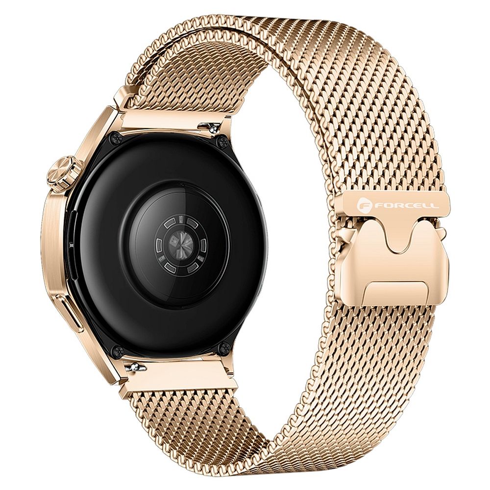 Strap to Samsung Galaxy Watch Forcell F-Design FS10 magnetic steel 20 mm golden
