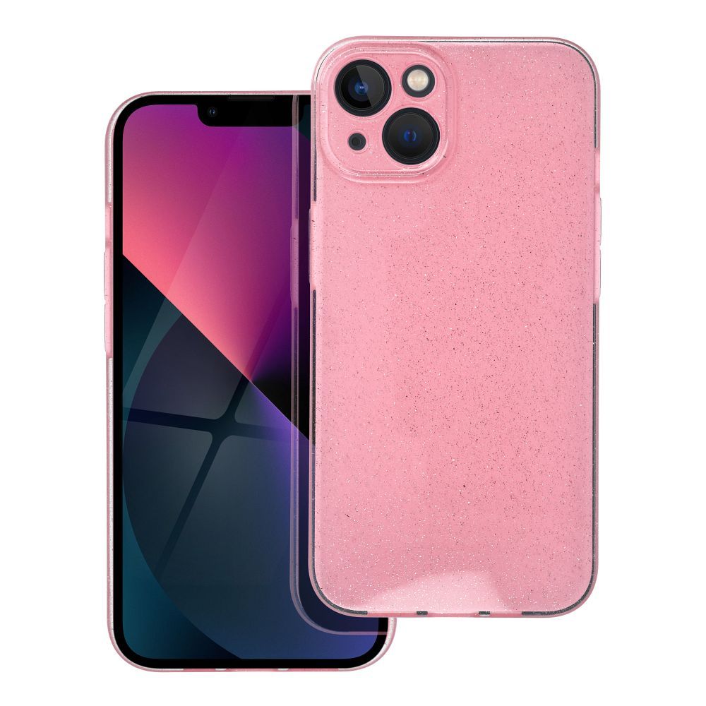 CLEAR Ümbris 2 mm BLINK jaoks IPHONE 13 roosa