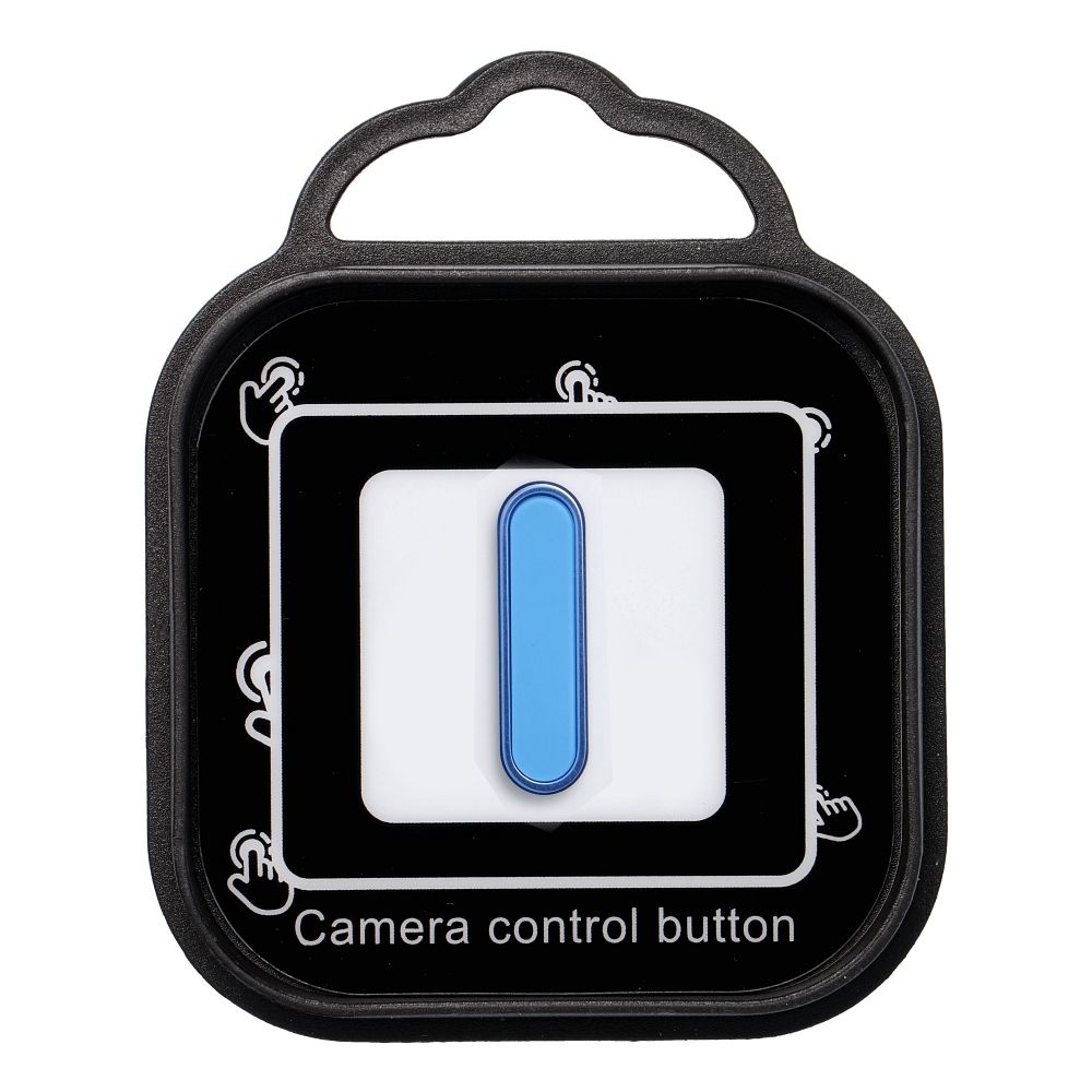 Camera Control active button fit jaoks IPHONE 16 series Ümbris Drop Glue / Clear Mag Cover sinine