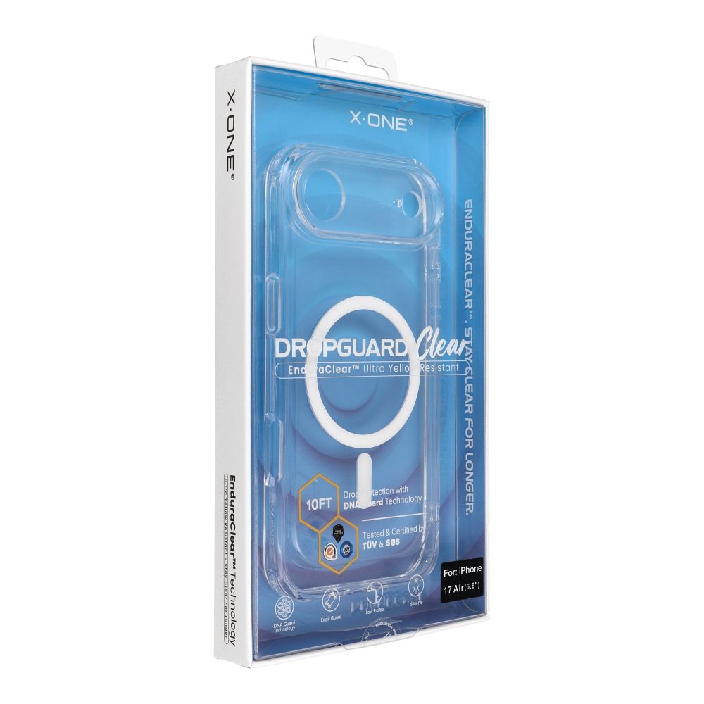 X-ONE Endura Clear Ümbris (MagSafe compatible) - jaoks Apple iPhone 17 Air läbipaistev