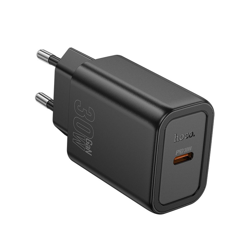 Phone Laadija Hoco USB C QC PD 30W N62 must
